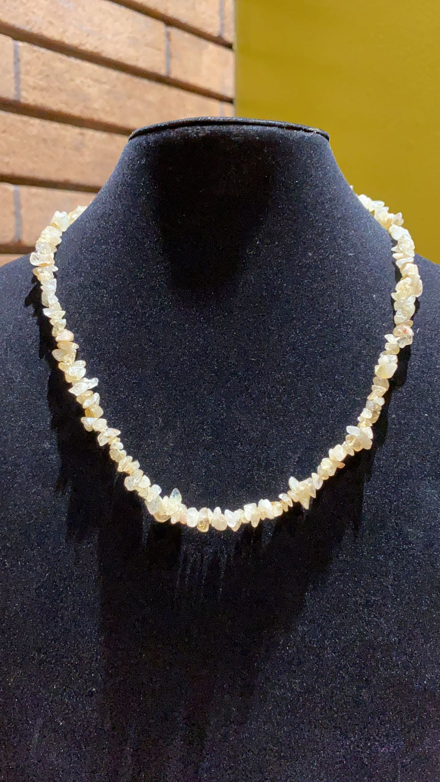 golden topaz necklace