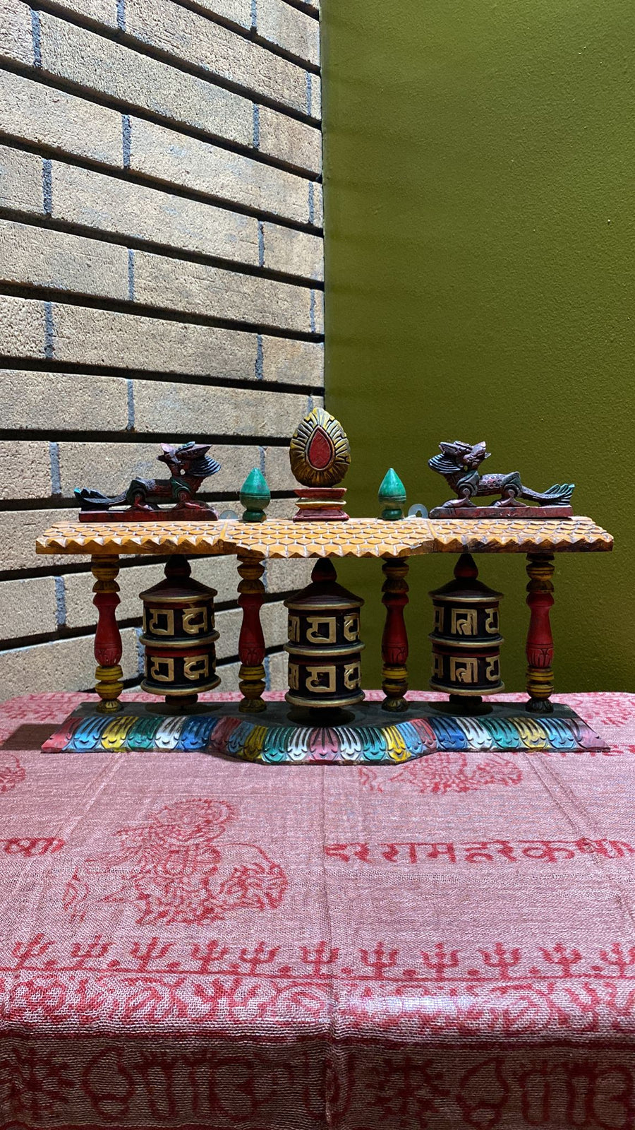 authentic tibetan prayer wheel