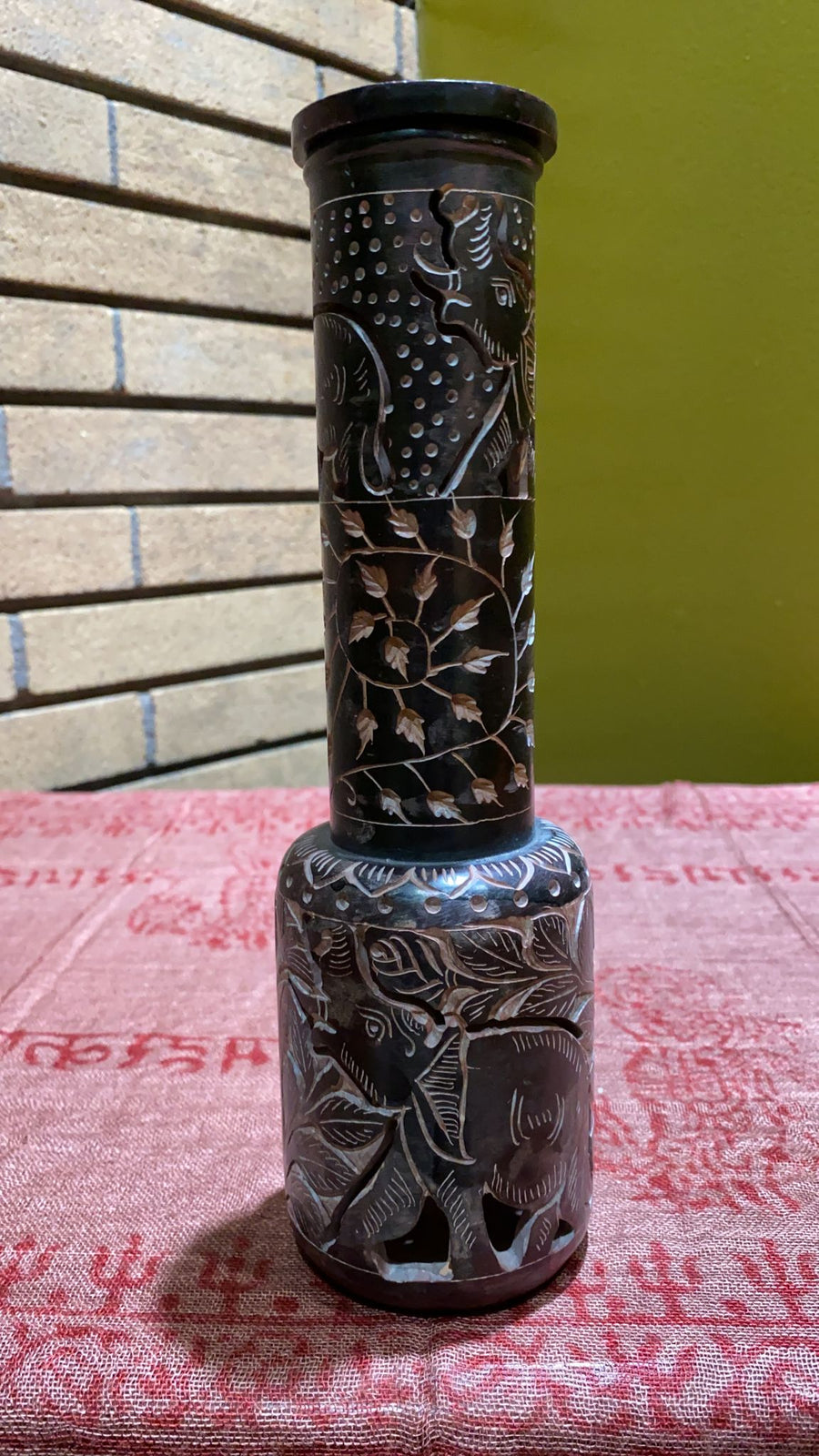 soapstone incense tower