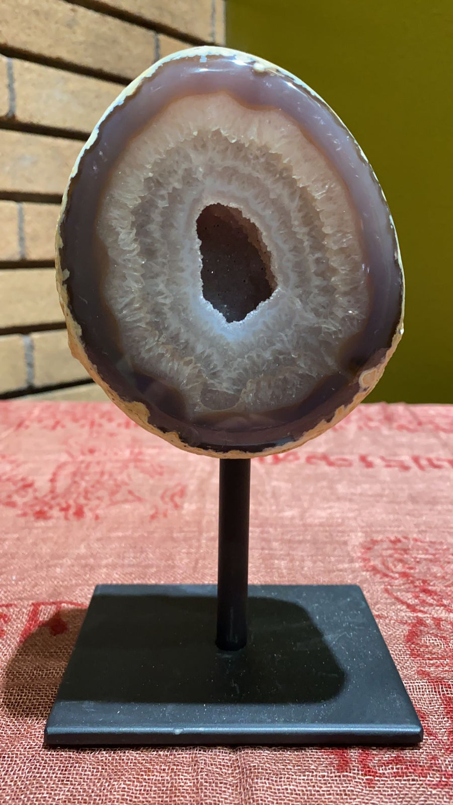 natural agate geode