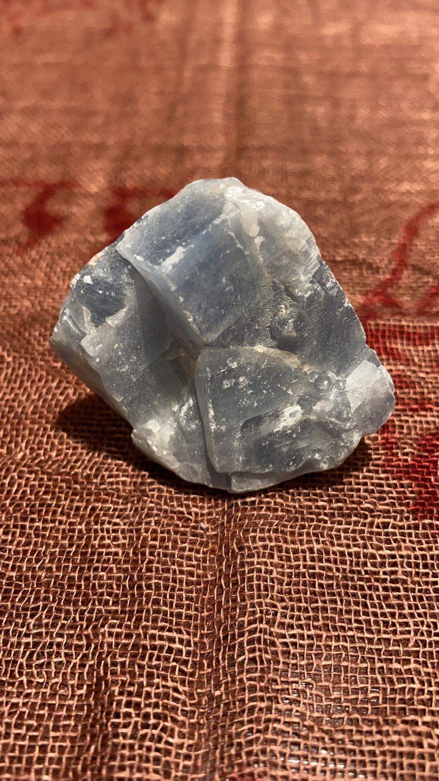 blue calcite crystal