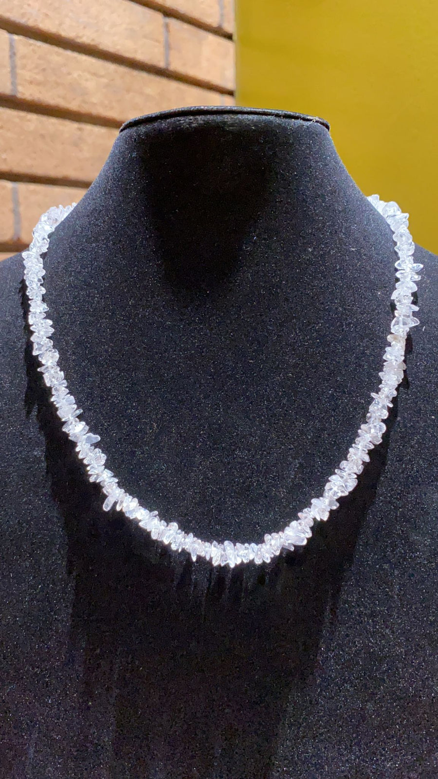quartz crystal necklace