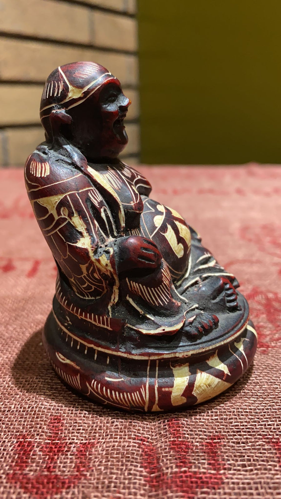 resin laughing buddha statue