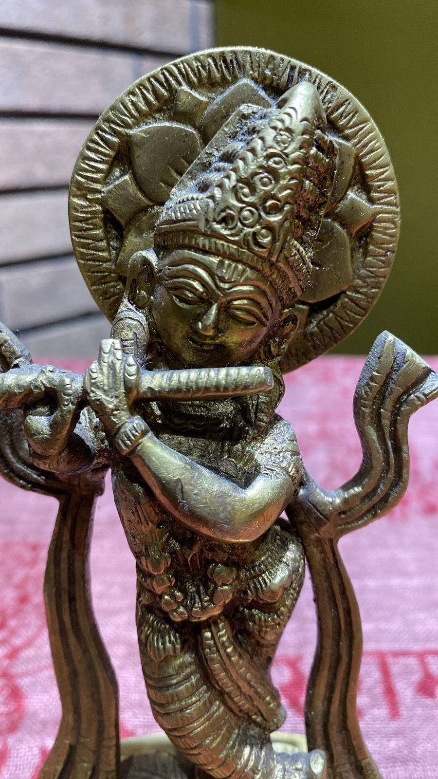 buy lord krishna brass idol near me