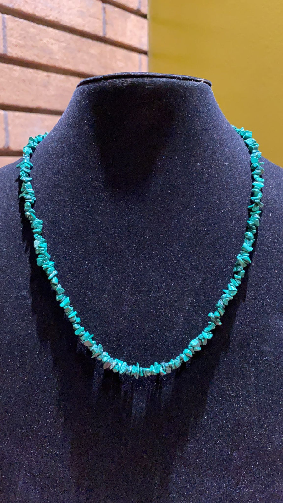 malachite crystal necklace